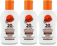 Malibu Lotion SPF20 100ml | Sunscreen | Travel Size | Beach Essential X 3