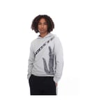 Lacoste Mens Loungewear Sweatshirt in Grey Cotton - Size Large