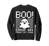 Boo! Code Error 404 - Fright Not Found Funny Coder Halloween Sweatshirt