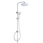 Colonne de Douche Design Réglable sans Robinetterie Ensemble Douche Murale pour Cabine Douche Baignoire Système Pluie Inox Douche Complet avec Douche Effet Pluie Douche de Tête D20..[T938]