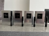 4 X Dior HOMME Eau De Toilette 1ml, EDT Spray Travel Sample New 💙