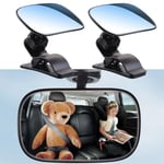 Infant Care Rear View Mirror Ajustable Square Safety Kids Monitor  Children