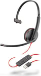 Plantronics Blackwire 3200 Mono Corded UC Headset With USB Connectivity