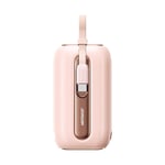 Joyroom Colorful Series 22.5W, 10000mAh Powerbank + 2-in-1 Kabler - Pink