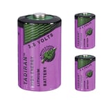 Tadiran SL-750/1/2 AA Lithium Battery 3.6V - 3 Pieces