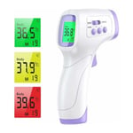 Cyslmuk - Thermomètre Frontal Adulte Thermometre Infrarouge avec Alerte Fièvre 2 en 1 Thermometre sans contact frontal avec Fonction Mémoire,