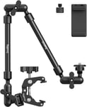 SMALLRIG 22" Magic Arm w Clamp, Flexible Desk Camera Mount & Clamp, Articulating