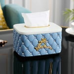 DUKAILIN Tissue Box Holder Creative Golden Deer Tissue Box Kitchen Storage Exquisite Seat Type Paper Storage Box  Resin Tissue Box