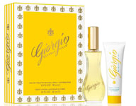 GIORGIO BEVERLY HILLS GIORGIO YELLOW 90ML EDT SPRAY & 50ML BODY LOTION -GIFT SET