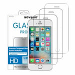 3 Pack - IPHONE 5, IPHONE 5s Films Protection Tempered Glass Screen