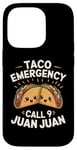 Coque pour iPhone 14 Pro Appel d'urgence Taco 9 Juan Juan