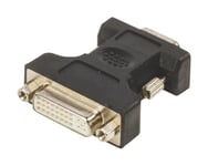 Adaptateur vga vers dvi à connecteur vga mâle vers dvi-i 24+5 broches femelle no