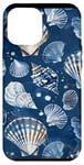 Coque pour iPhone 12 Pro Max Bleu Vintage Tropical Coastal Petite-fille - Tendance