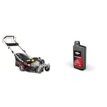 NAX POWER PRODUCTS 1000S Moteur Briggs & Stratton série 450E 125 cm3 Largeur de Coupe 42 cm & Briggs & Stratton 100007E Huile Moteur SAE 30, 1.0 litre