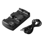 XCSOURCE Chargeur Double USB Double Station de Station d'Accueil de Charge avec Câble USB pour Manette de Jeu PlayStation PS3 / PS3 AC1083