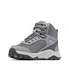 Columbia Women's Trailstorm Ascend Mid WP waterproof mid rise hiking boots, Grey (Ti Grey Steel x Dark Lavender), 10 UK
