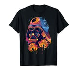 Star Wars Darth Vader Psychedelic Paint Splat Helmet T-Shirt