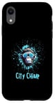 iPhone XR Funny City Chimp Cool Urban Monkey Graffiti Case