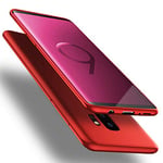 X-level Coque Samsung Galaxy S9 Plus, [Guardian Series] Housse en Souple Silicone TPU Ultra Mince et Anti-Rayures de Protection Etui pour Galaxy S9 Plus Case Cover - Rouge