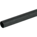 Krympslang GDML 75/22, medium vägg, med lim, svart (1,2 meter)