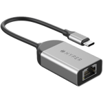 HyperDrive USB-C to Ethernet -adapteri. Hopea