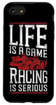 iPhone SE (2020) / 7 / 8 Go Kart Racing Vintage Life Is A Game Racing Is Serious Case