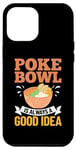 Coque pour iPhone 13 Pro Max Poke Bowl Recette de poisson hawaïen