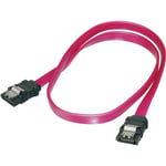 Câble de connexion du disque dur Digitus - 2 connecteurs sata femelles 7 broches - 0,50 m - Rouge - AK-400102-005-R X46534