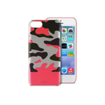 Puro Étui Camou Militaire Camouflage pour Apple IPHONE 5c Rose