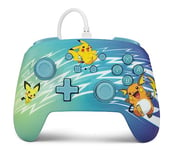 PowerA Manette filaire améliorée pour Nintendo Switch, modèle Switch OLED et Nintendo Switch Lite, accessoire de jeu, manette de jeu, manette filaire, sous licence officielle-Pokemon:Pikachu Évolution