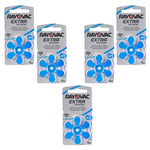 30x Rayovac 675 Hearing Aid Battery Mercury Free 1.45v PR44 Batteries