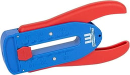 WEICON 51000002 Precision Wire Stripper S, Stripping Tool for fine Wires/Conductors, red/Blue