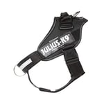 Julius-K9, IDC Powerharness, Dog Harness with Front Control Y-Belt, Size: XL/2, Black