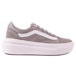 Vans Womens Old Skool Over Trainers - Grey Suede - Size UK 6