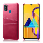 Samsung Dual Card Galaxy M30s kotelot - Ruusu Pinkki