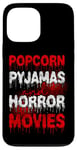 iPhone 13 Pro Max Scary Horror Movie Blood Popcorn Pajamas And Horror Movies Case