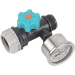 Valve de régulateur de pression d'eau réglable G3/4 pouces, avec manomètre, contrleur d'irrigation de jardin et de serre - Eosnow