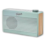 Roberts RAMBLER MINI FM, DAB, DAB+ Digital Radio with Bluetooth & Built-In Rechargeable Battery - Duck Egg