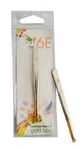 6E 3.5-inch Bended Gold Plated Tip Eyebrow Tweezer