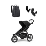 Thule Urban Glide 3 single car travel baby bundle + changing backpack seat adapter for Maxi-Cosi®