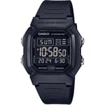 Casio Homme Numérique Quartz Montre avec Bracelet en Résine W-800H-1B