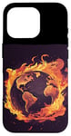 iPhone 16 Pro Cool World in Flames Costume for Boys and Girls Case