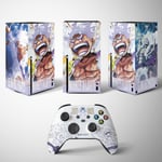 Sticker Xbox Série X Gear 5, Autocollant Série X Manga, Console Et Manette, Skin Gaming Xbox Serie X, Vinyle Habillage (2 Manettes)