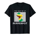 You Had Me At Pepperpot Funny Guyana Flag Guyanese Food T-Shirt