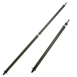 2 x KOMBAT UK EXTENDABLE BIVI POLES – lightweight compact pole for shelter basha