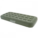 Coleman Comfort Flocked Single blow up inflatable airbed 188 x 85 x 22 cm