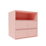 Montana - Montana Mini 1006 - Module With Two Drawers - Ruby - Hyllsystem - Peter J. Lassen - Rosa - MDF