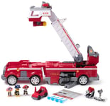 Paw Patrol Ultimate Rescue Fire Truck with 2 Ft. Ladder, Lights, Sounds, a Mini Toy Car, Chase, Marshall & Skye Figures, Toys for Boys & Girls Ages 3+