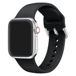 Apple Watch Series 5 40mm silikoninen kellonauha - Musta