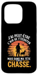 Coque pour iPhone 15 Pro Cadeau idée Drôle Chasseur Homme Chasseur Humour Chasse